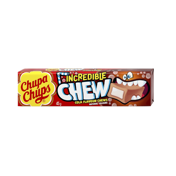 Chupa Chups Incredible Chew Cola 45g of Irresistible Chewy Candy