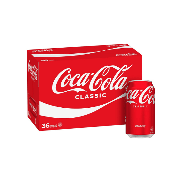 Coca-Cola Classic 36 Pack Cans (375 mL)