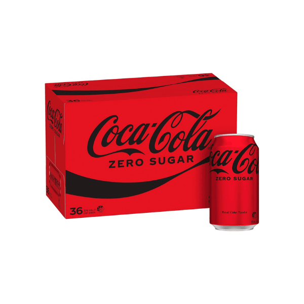 Coca-Cola Zero Sugar 36 Pack Cans (375 mL)