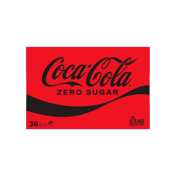 Coca-Cola Zero Sugar 36 Pack Cans (375 mL)