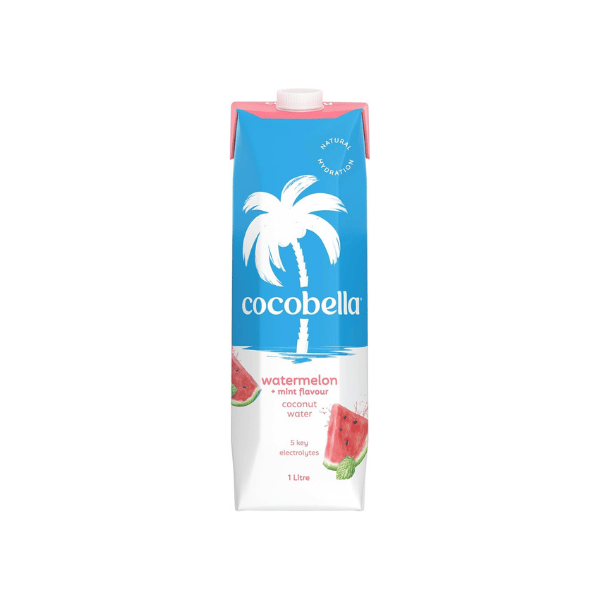 Buy Cocobella Coconut Water with Watermelon & Mint - 6 x 1L | Refreshing Hydration