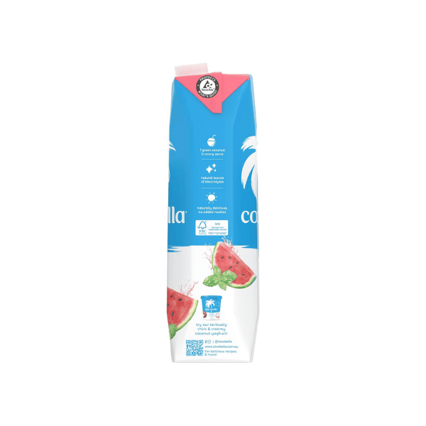 Buy Cocobella Coconut Water with Watermelon & Mint - 6 x 1L | Refreshing Hydration