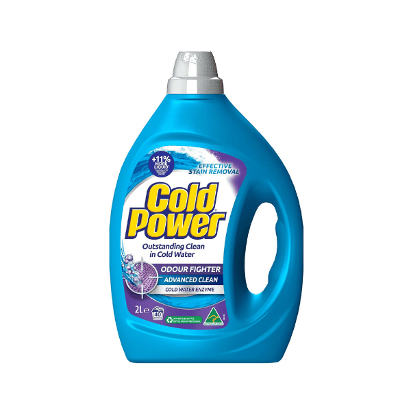 Cold Power 2L Laundry Detergent Liquid Effective Odour Control