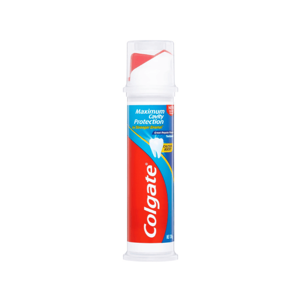 Colgate Cavity Protection Toothpaste Great Regular Flavor 130g Pump