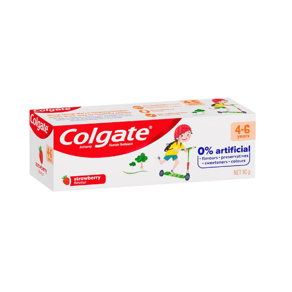 Colgate Kids Anticavity Toothpaste Strawberry Flavor for Ages 4-6 80g