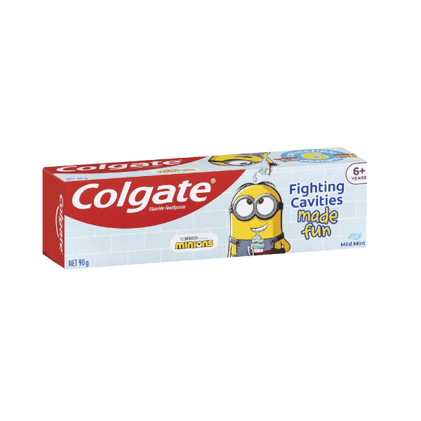 Colgate Kids Minions Toothpaste Mild Mint Gel for Children 90g Sugar Free