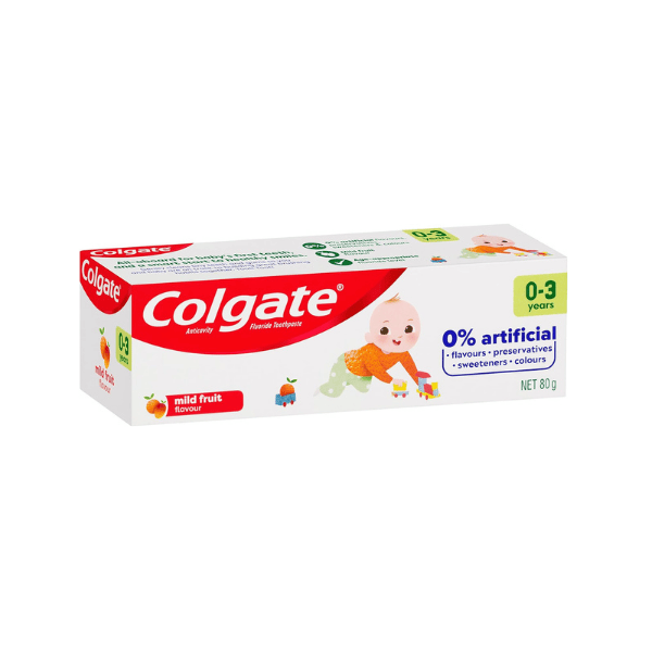 Colgate Kids Toothpaste 0-3 Years Mild Fruit Flavor 80g