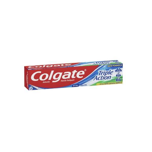 Colgate Triple Action Toothpaste 160g Tube