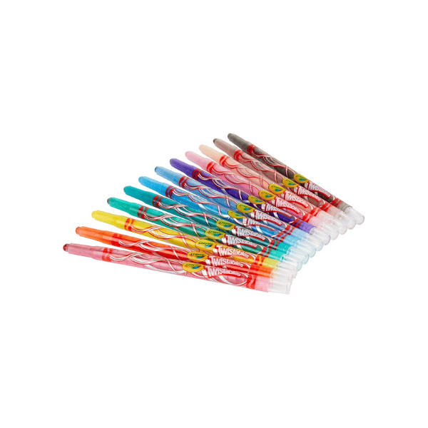 Crayola Twistables Crayons - 12 Pack of Child Safe Nontoxic Colors for Art