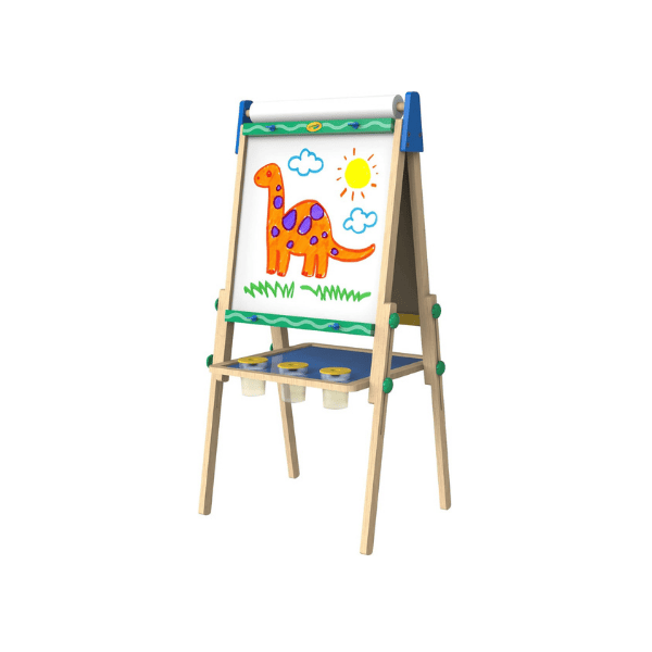 Crayola Kids Wooden Easel Perfect for Art Projects with Convenient Storage