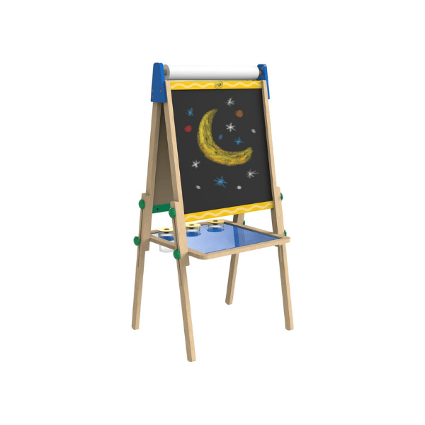 Crayola Kids Wooden Easel Perfect for Art Projects with Convenient Storage