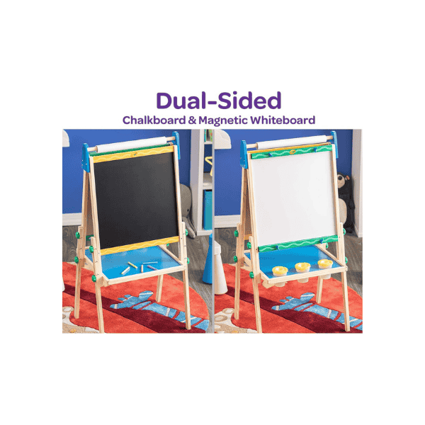 Crayola Kids Wooden Easel Perfect for Art Projects with Convenient Storage