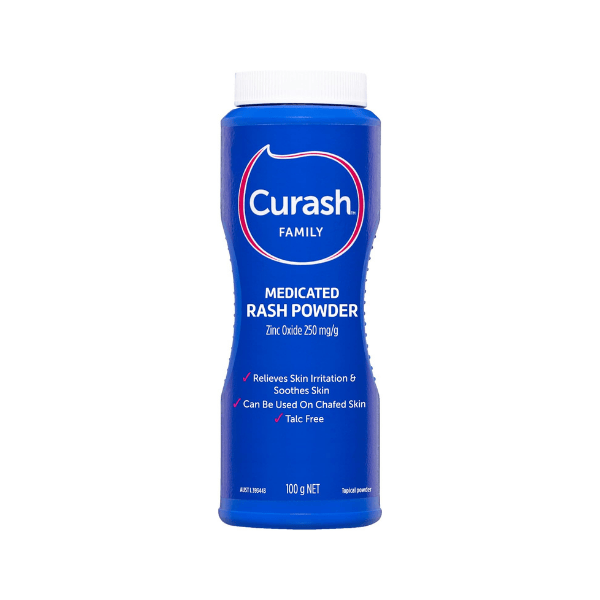 Curash Family Anti-Rash Powder  Soothes Prevents and Absorbs Moisture  100g