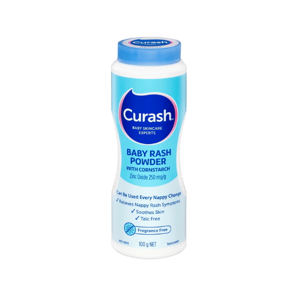 Curash Baby Rash Powder with Cornstarch Rash Prevention and Relief 100g