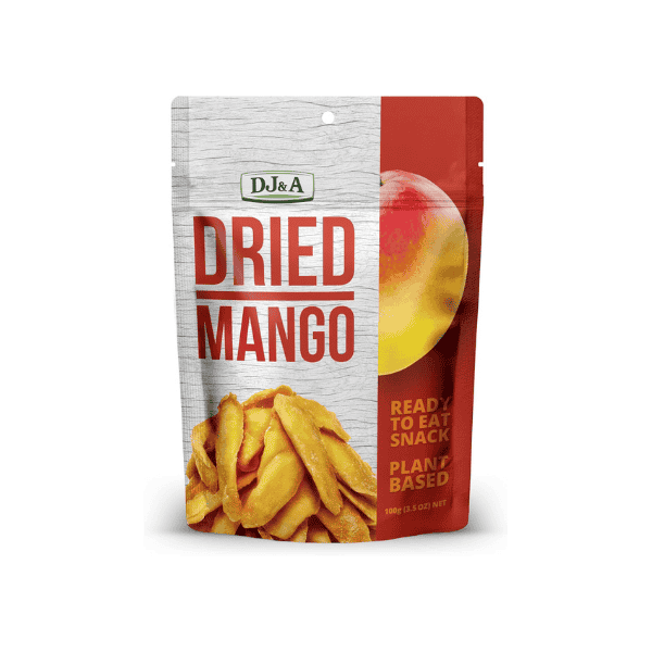 DJ&A Dried Mango 16g – Natural Sweet and Healthy Mango Snack