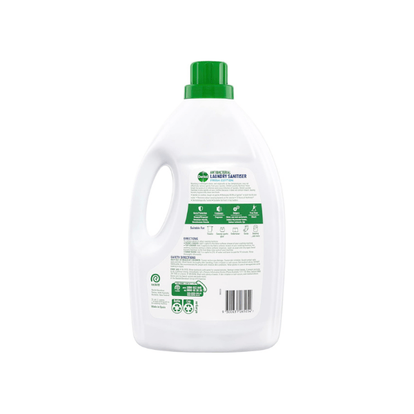 Dettol Antibacterial Laundry Liquid Fresh Cotton Sanitizer 2.5L