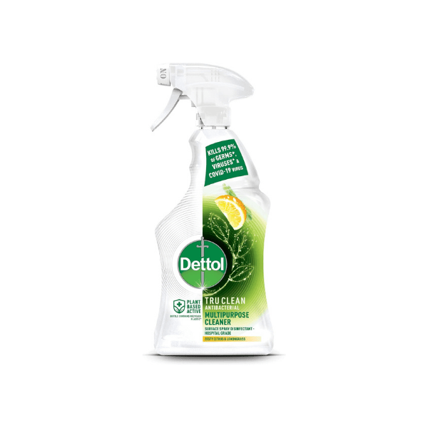 Dettol Tru Clean 500mL Antibacterial Spray Fresh Zesty Citrus & Lemongrass Scent