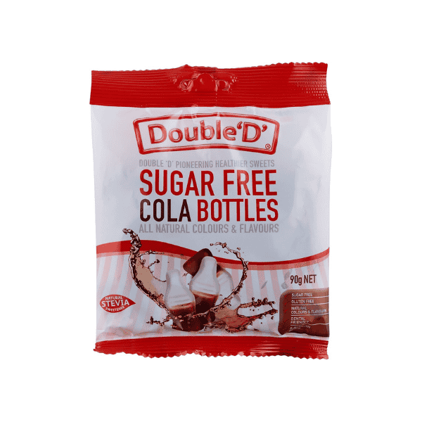 Double D Sugar Free Cola Bottles 90 g of Delicious Guilt-Free Snacking