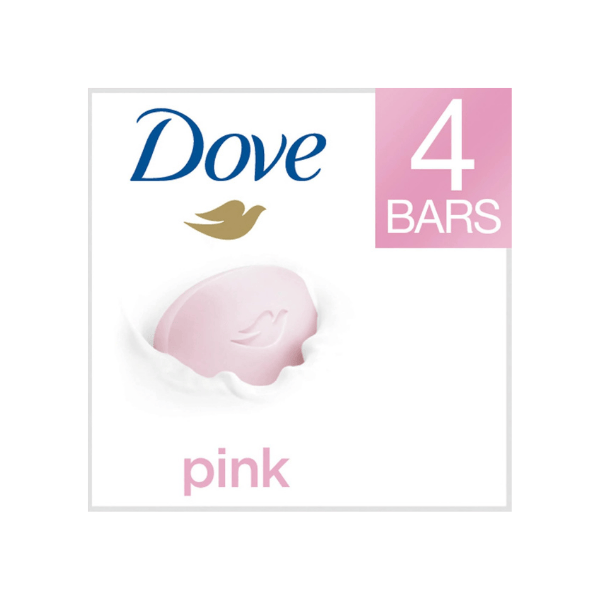 Dove Pink Beauty Soap Bar 100g Set of 4 Bars