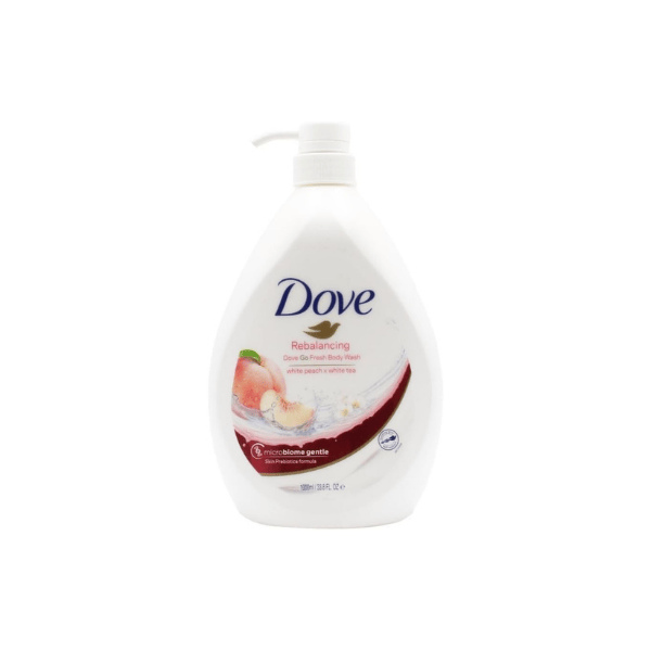 Dove Body Wash with White Peach & White Tea 1000 ml Rebalancing Formula