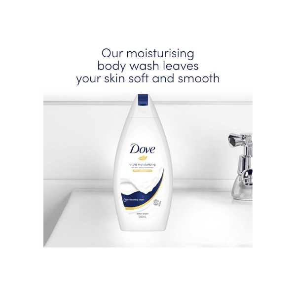 Dove Triple Moisturizing Body Wash 500ml