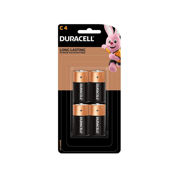 Duracell C Batteries Pack of 4