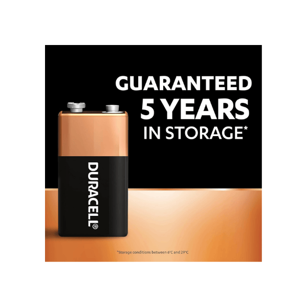 Duracell Coppertop 9V Batteries 2 Pack