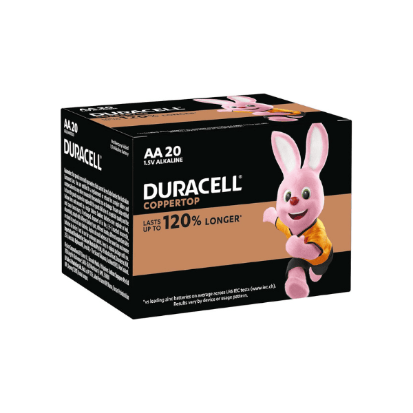 Duracell Coppertop AA Batteries 20 Pack