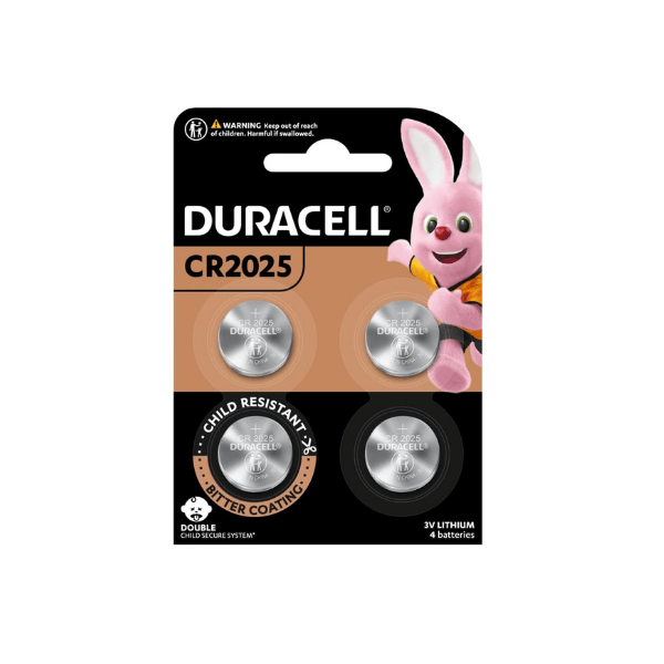 Duracell Specialty 2025 Coin Batteries Pack of 4