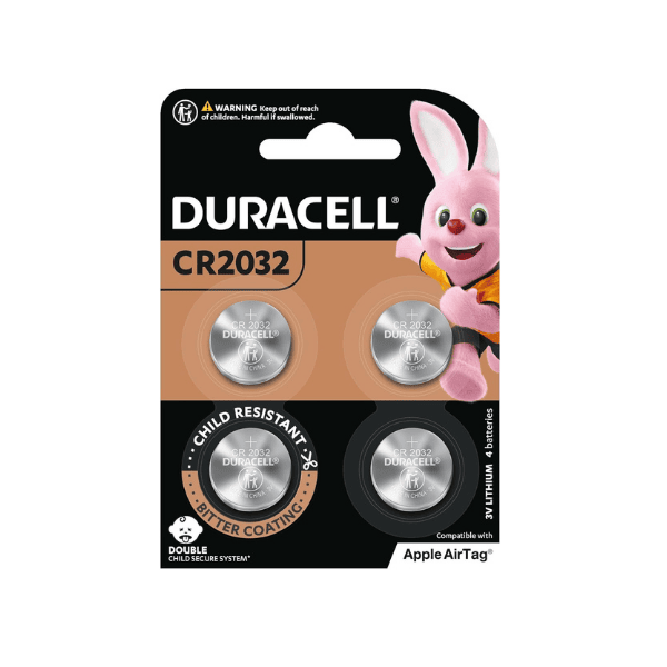 Duracell Specialty CR2032 Coin Batteries Pack of 4