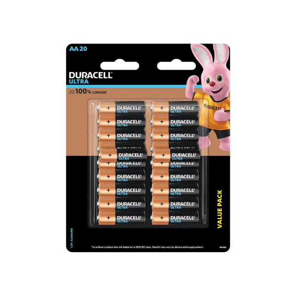 Duracell Ultra AA Batteries  20 Pack