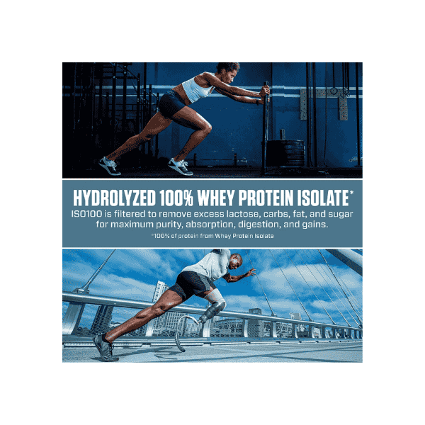 Dymatize ISO100 100% Hydrolyzed Whey Protein Isolate Chocolate Peanut Butter 2.3kg