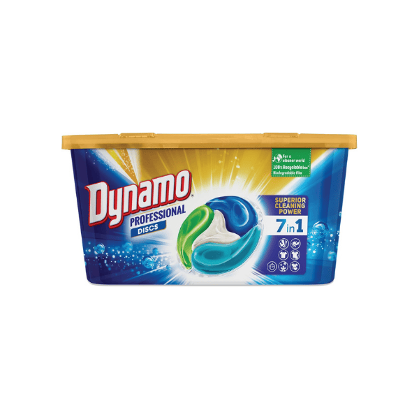 Dynamo Professional 7in1 Disc Laundry Capsules 28 Powerful Cleaning Pods