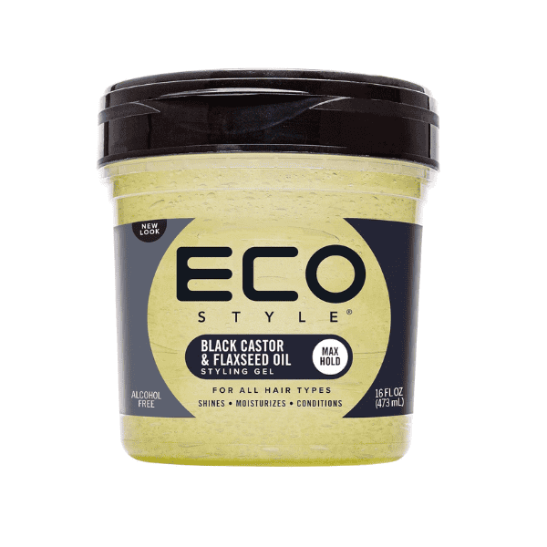 Eco Style Black Castor and Flaxseed Oil Styling Gel 473 ml