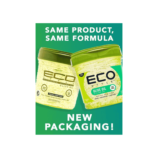 Eco Style Olive Oil Hair Gel Moisturizing Styling Gel 473ml Nourishing