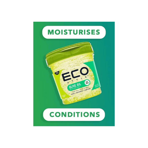 Eco Style Olive Oil Hair Gel Moisturizing Styling Gel 473ml Nourishing