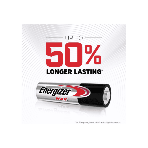 Energizer AA Batteries MAX Alkaline 30 Pack