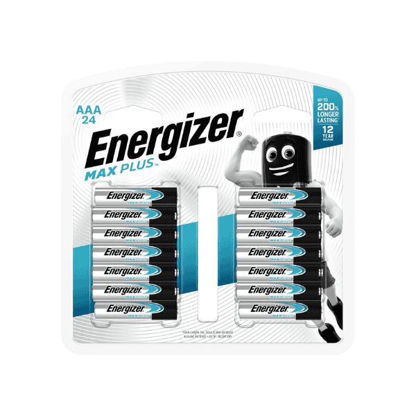 Energizer Max Plus AAA Batteries  Pack of 24