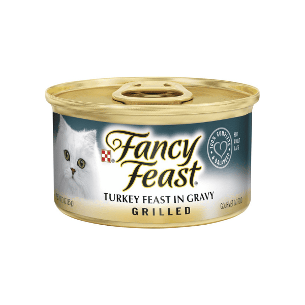 FANCY FEAST Grilled Turkey in Gravy 24x85g Gourmet Wet Food for Adult Cats