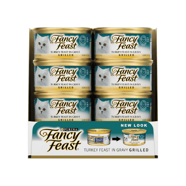 FANCY FEAST Grilled Turkey in Gravy 24x85g Gourmet Wet Food for Adult Cats