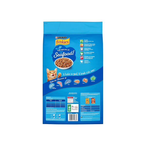 FRISKIES Adult Dry Cat Food Seafood Sensations 10kg Complete Nutrition