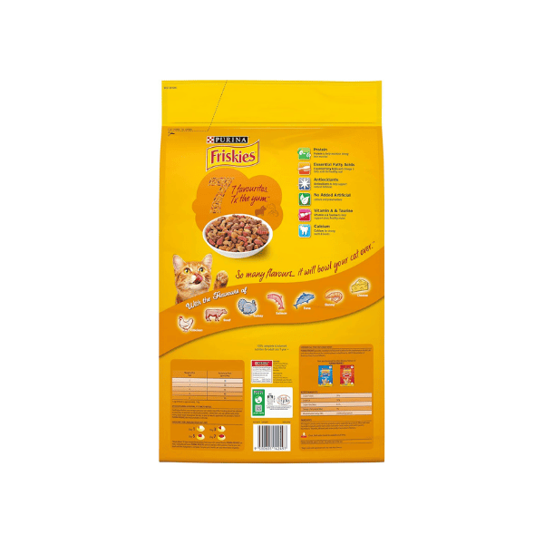 FRISKIES Adult Dry Cat Food 7-10kg Perfect for a Healthy Lifestyle