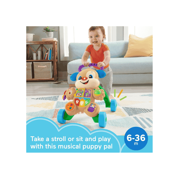 Fisher-Price Puppy Walker Laugh & Learn Fun for Babies