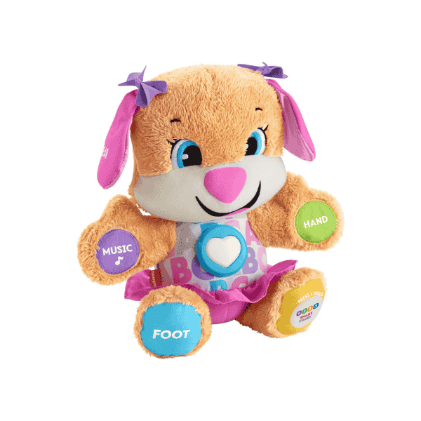 Fisher-Price Plush Dog with Music & Lights The Perfect Learning Toy for Babies