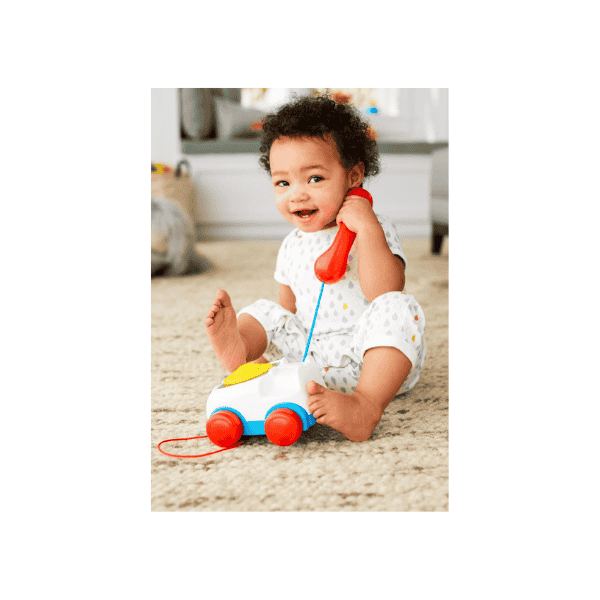 Fisher-Price Pull-Along Chatter Telephone A Fun Pretend Phone Toy for Toddlers