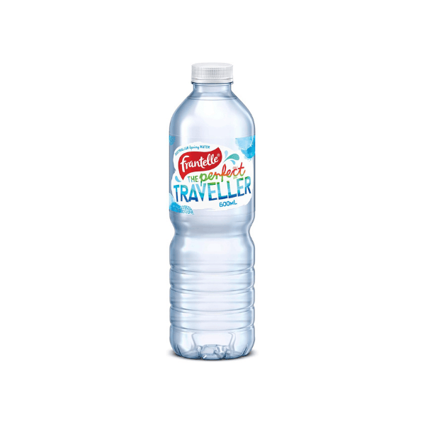 Frantelle Spring Water 12 x 600ml Refreshing Pure & Convenient Bottled Water