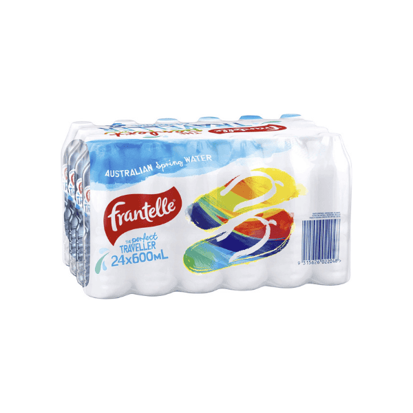 Frantelle Spring Water 600mL 24 Pack Bottles