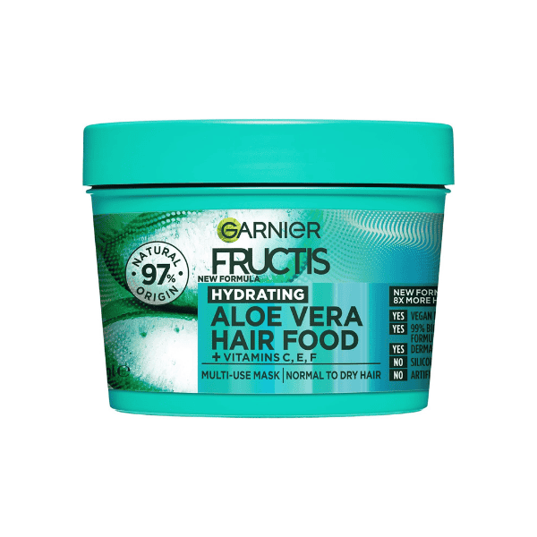 Garnier Fructis 3-in-1 Hair Mask Aloe Vera for Hydration & Shine 390ml