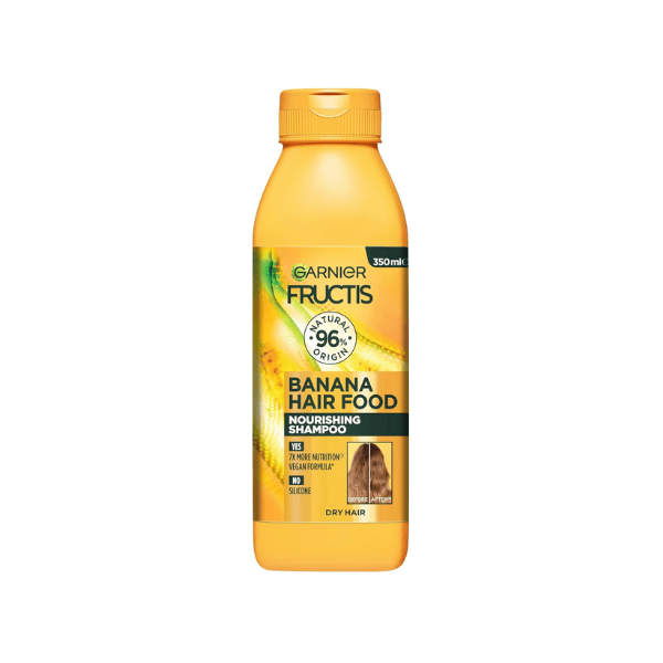 Garnier Fructis 350ml Banana Shampoo Nourishing & Cleansing Hair Food