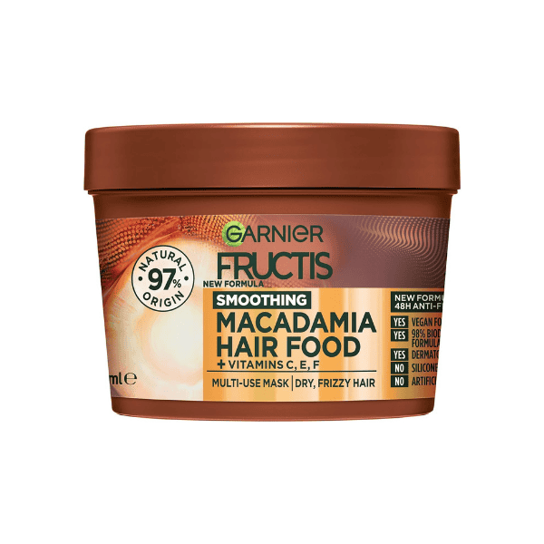 Garnier Fructis 3-in-1 Macadamia Mask for Smoother Hair 390 ml